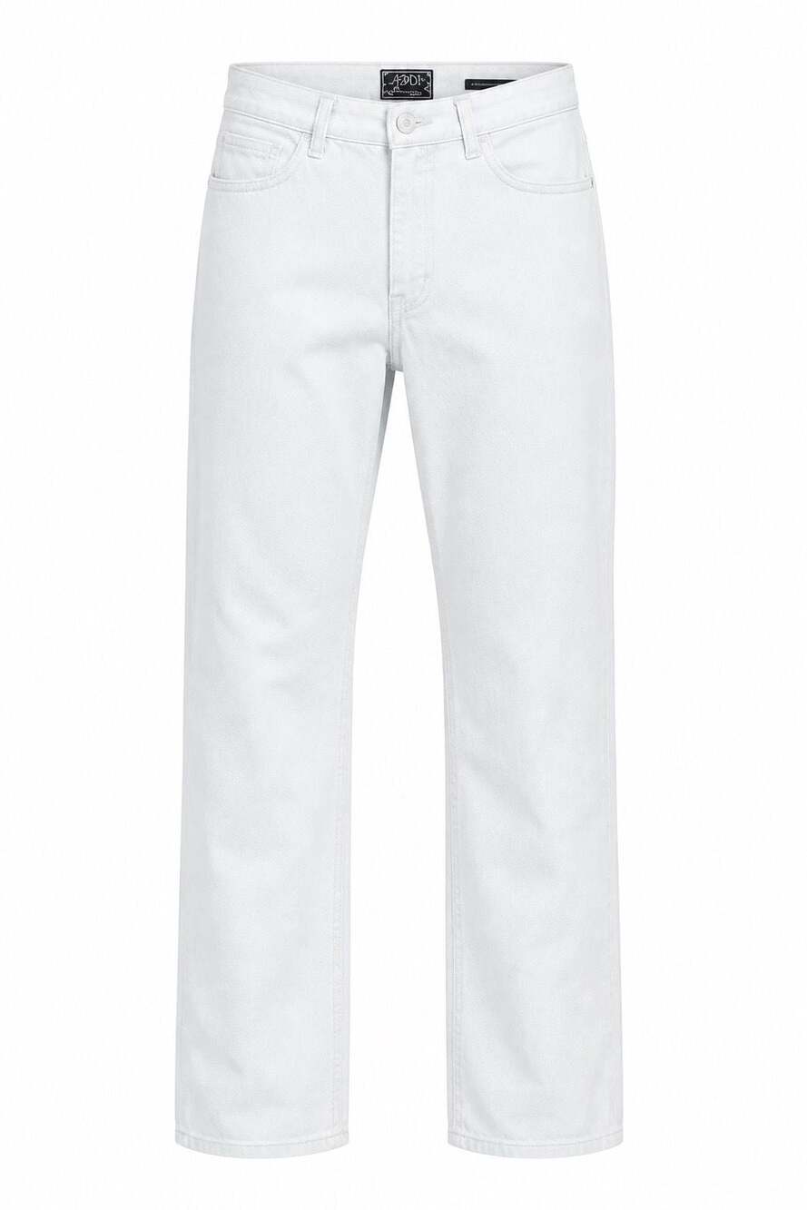 NYDJ Marilyn Straight Leg Jeans in White Premium Denim #B36